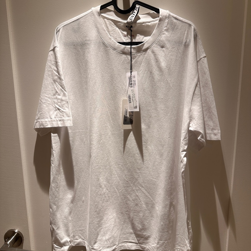 MAINS White Men's Shirt size L NWT
